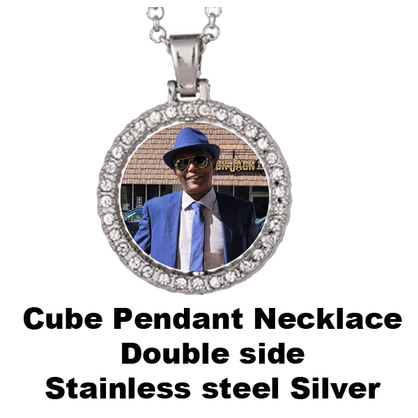 Cube circle pinner Pendants