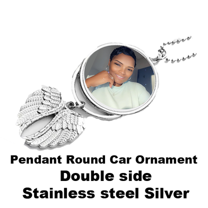 Round Car Ornament Pendants