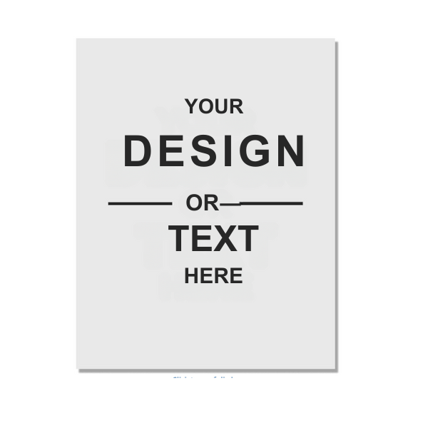 Custom Foam Boards, 3/16" Thick Customized Your Own Design Text/Logo/Image